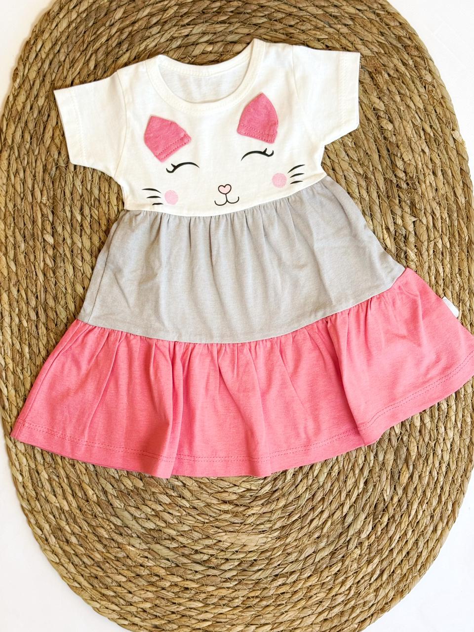 Cotton Baby Girl Dress available in 4 Colors