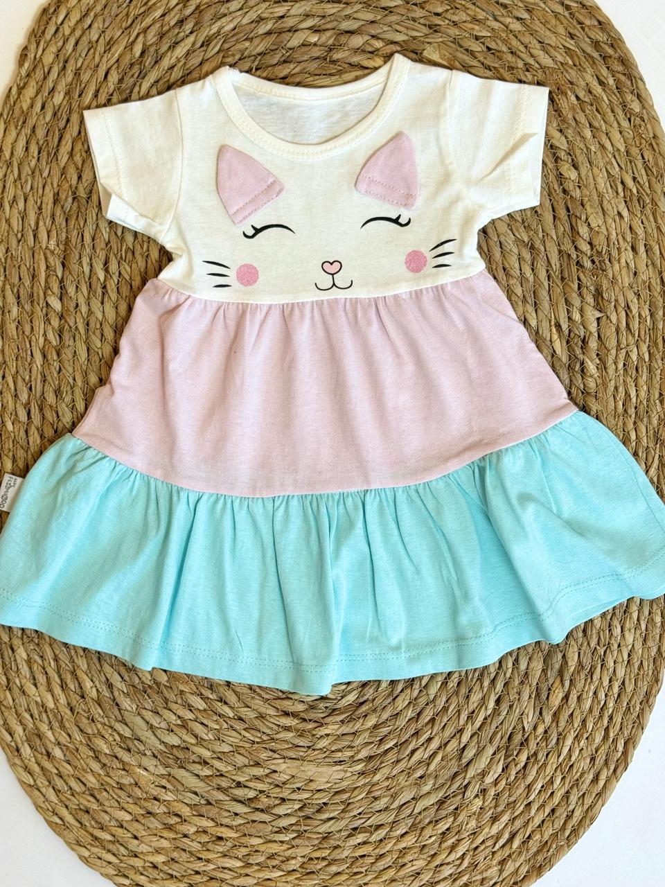 Cotton Baby Girl Dress available in 4 Colors