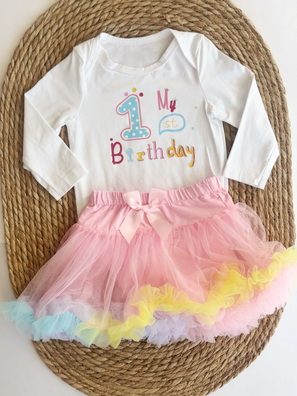 1st Birthday Girl's Set