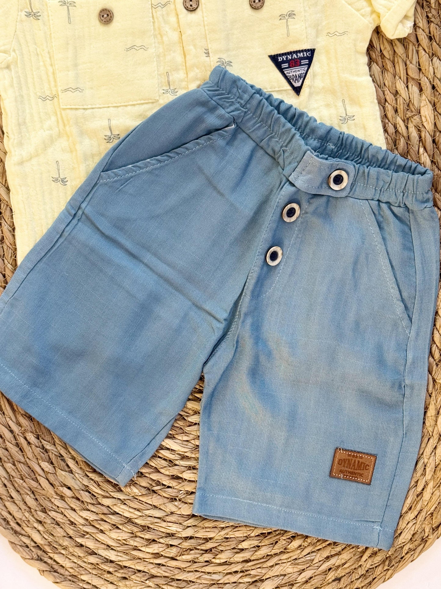 Linen Shirt & Shorts