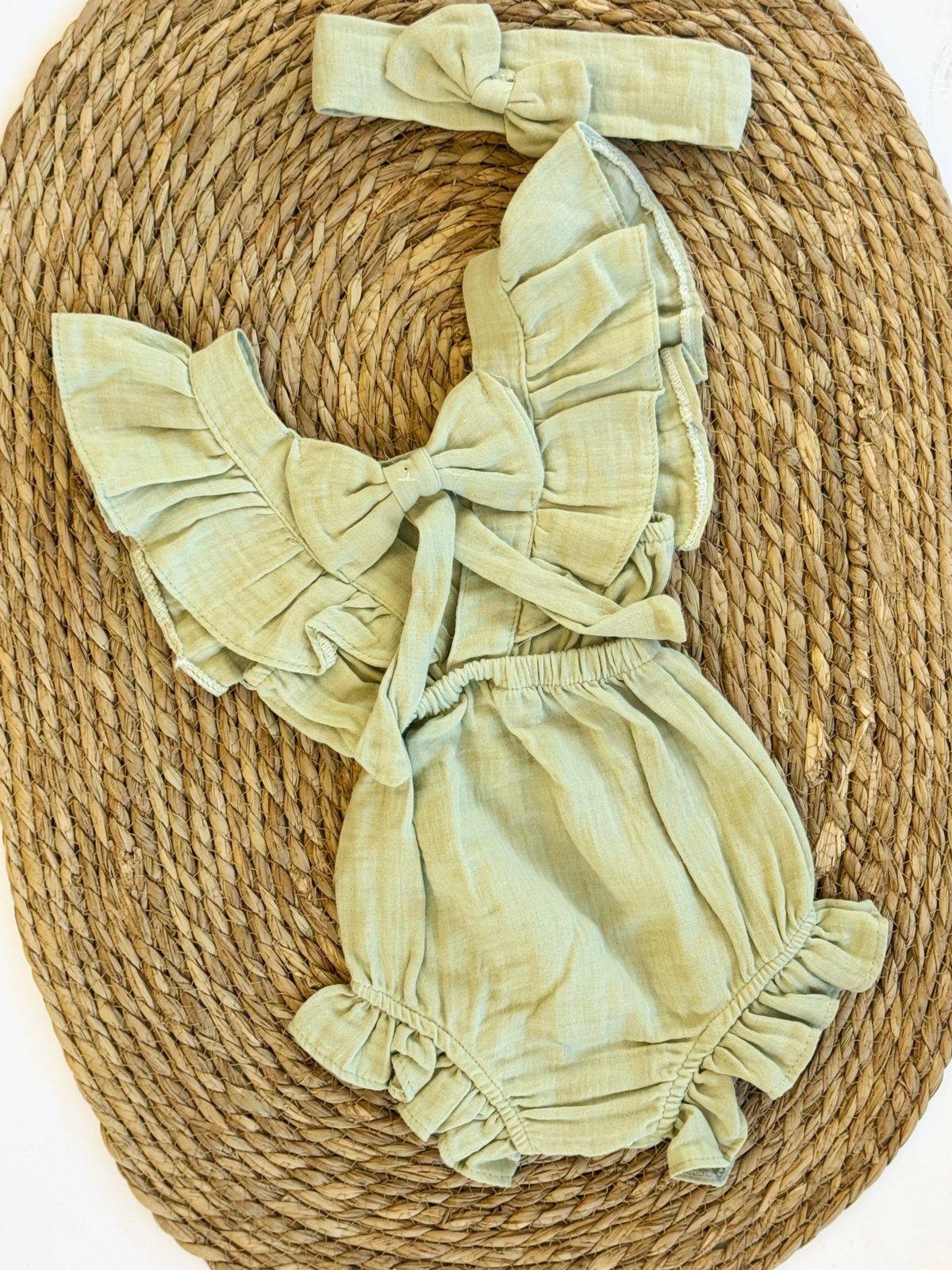 Linen Rompers available in 2 colors