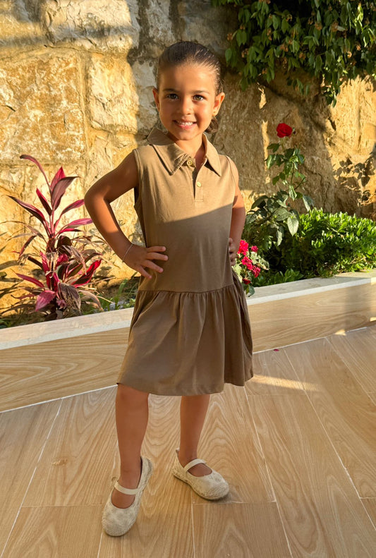 Cotton Girls Dress available in 2 colors
