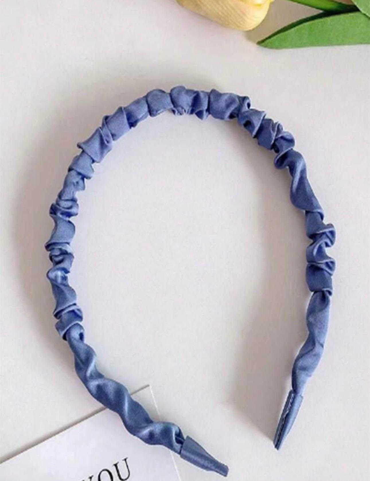 Satin Pleated Headbands
