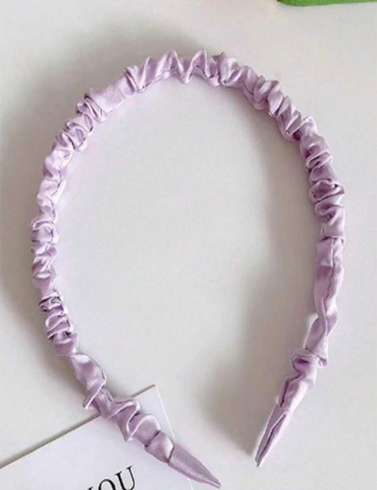 Satin Pleated Headbands