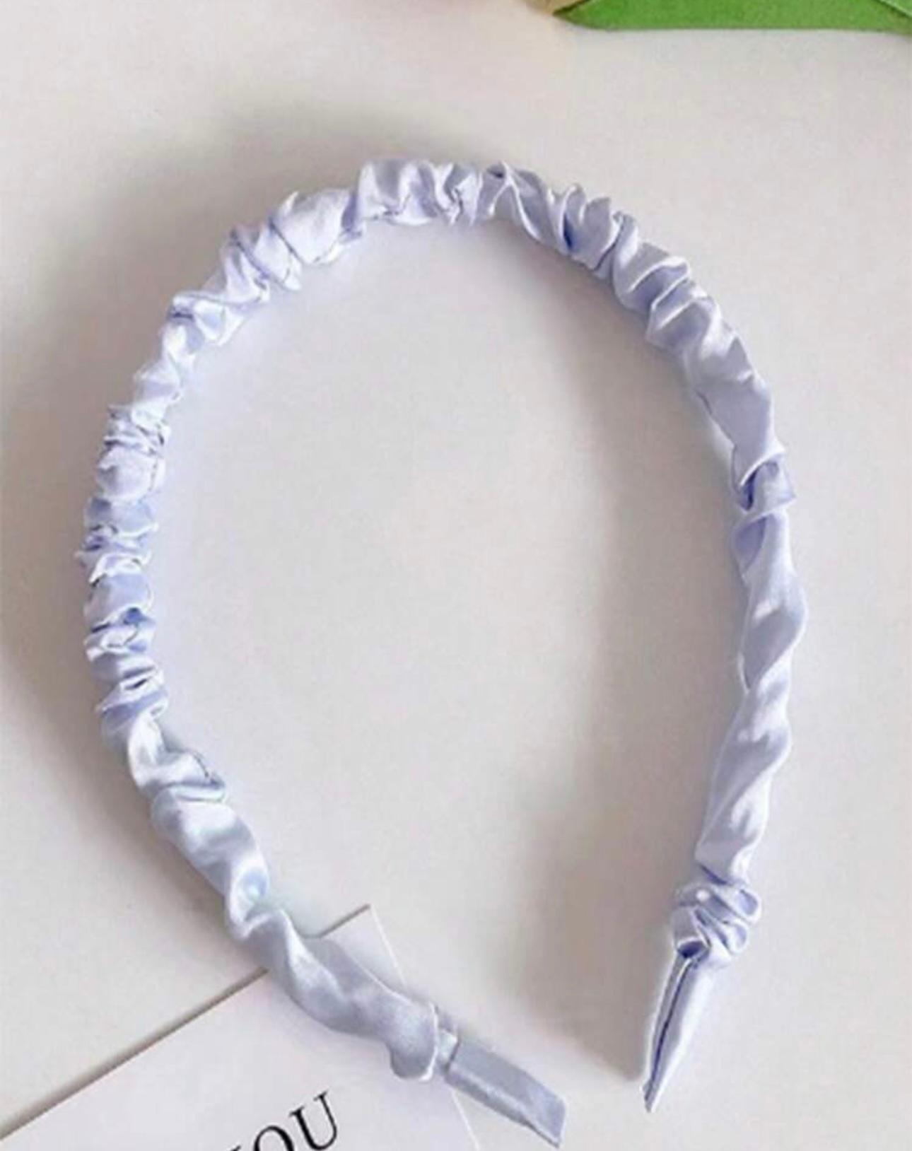 Satin Pleated Headbands