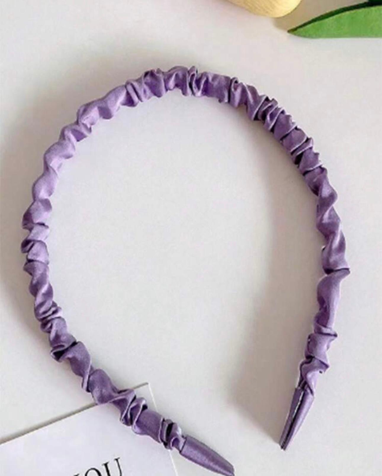 Satin Pleated Headbands