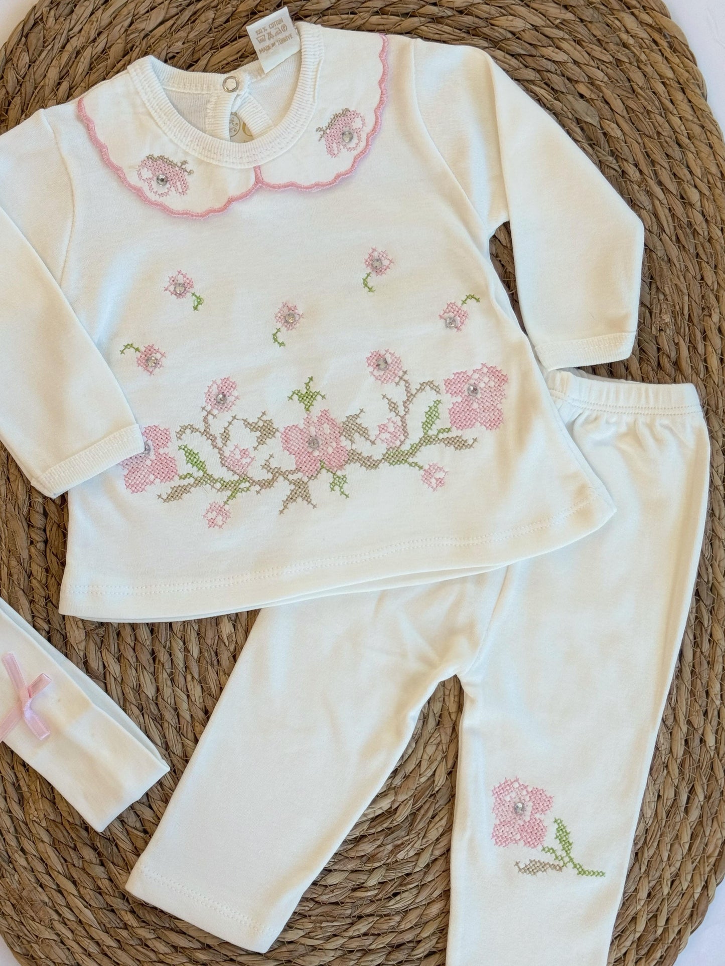 Cotton Baby Pijama available in 2 colors