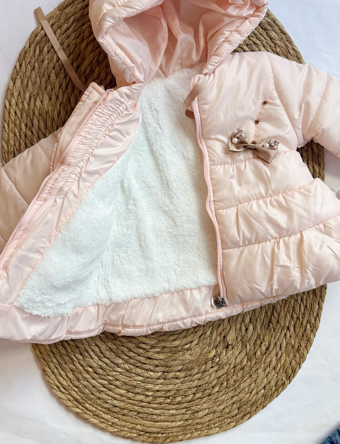3 pieces girls set / fur inside