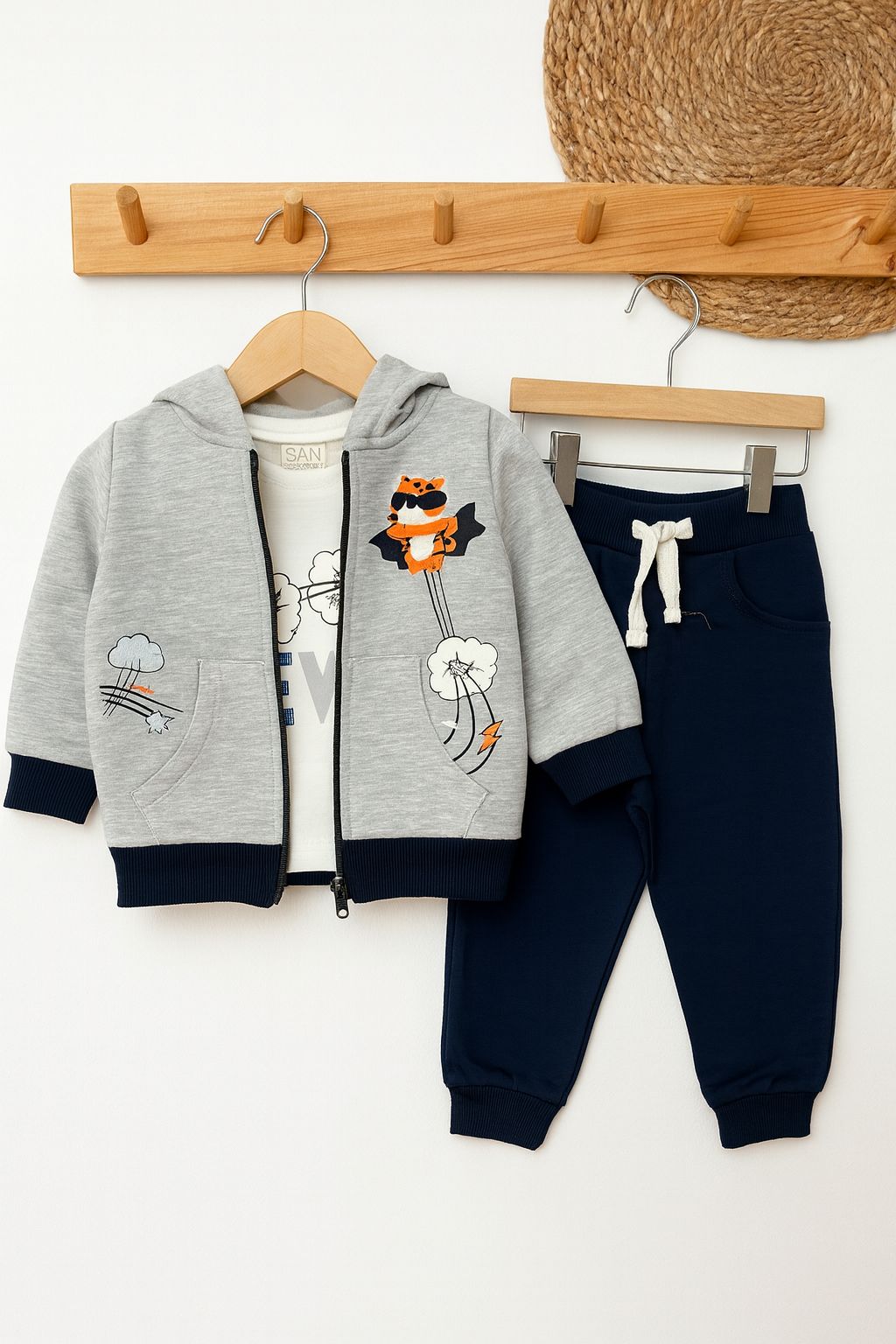 Soft Fleece 3 pieces set available in 3 colors