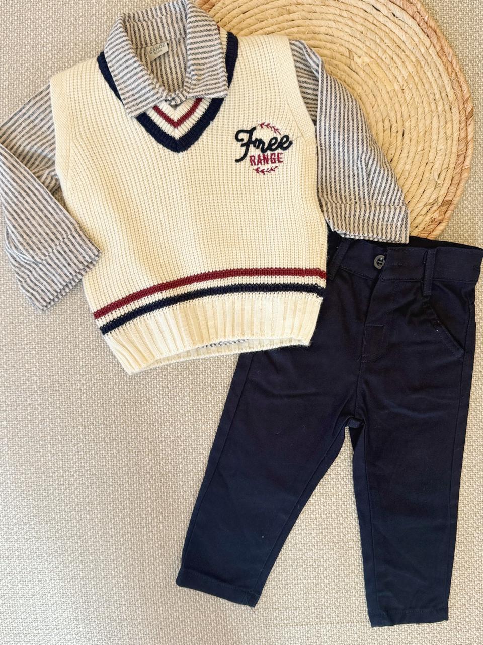 4 Pieces Navy Set