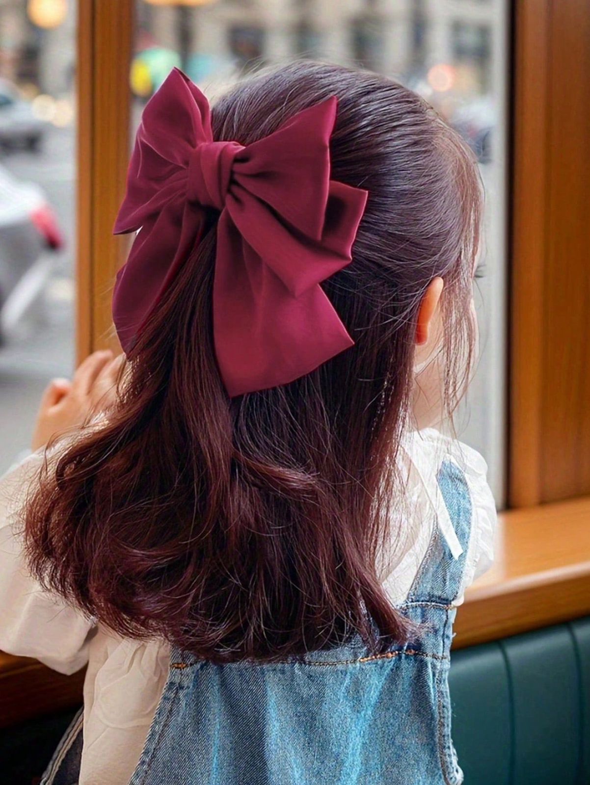 Burgundy Hair Clips