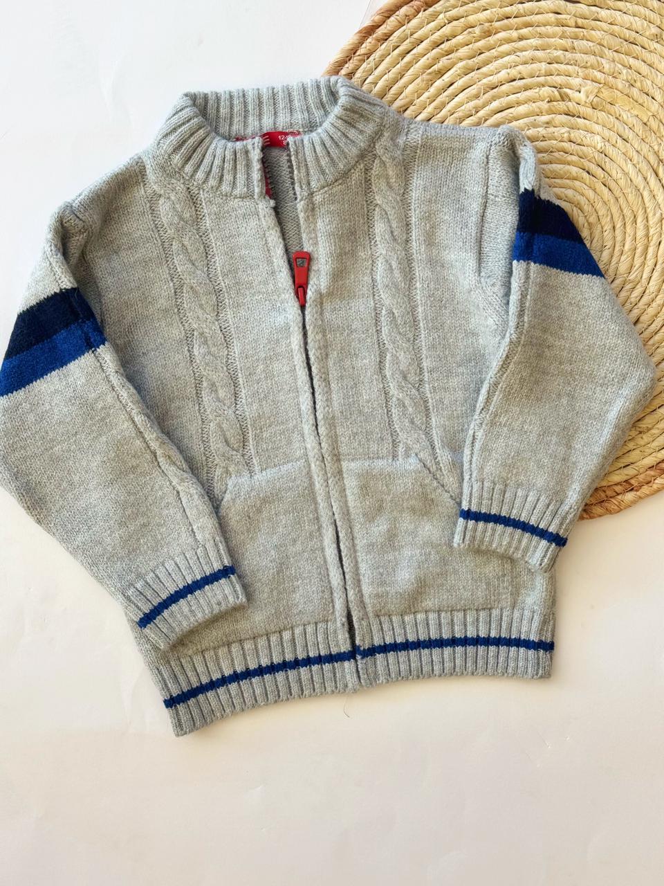 Knit cardigan available in 2 colors