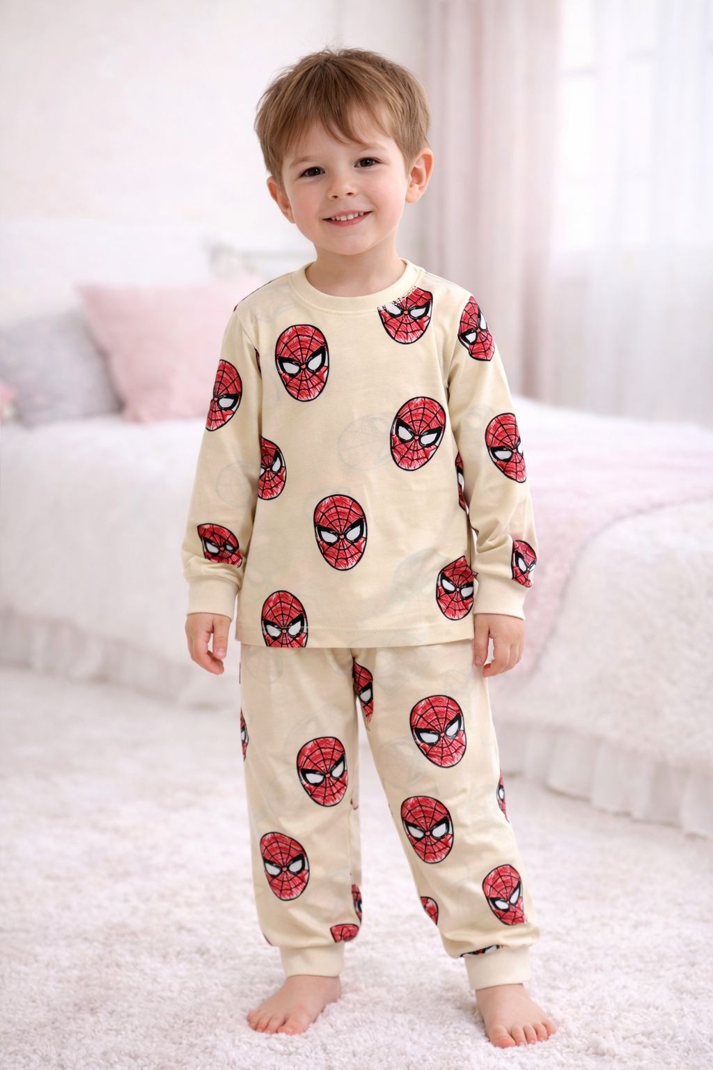 100% Cotton pyjamas available in 2 colors