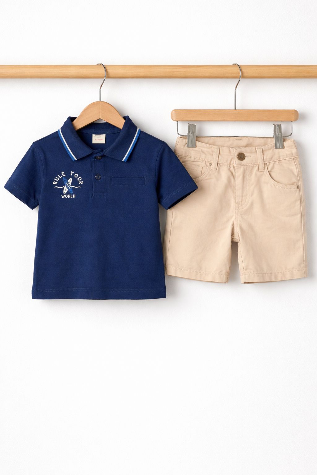 Polo & shorts set