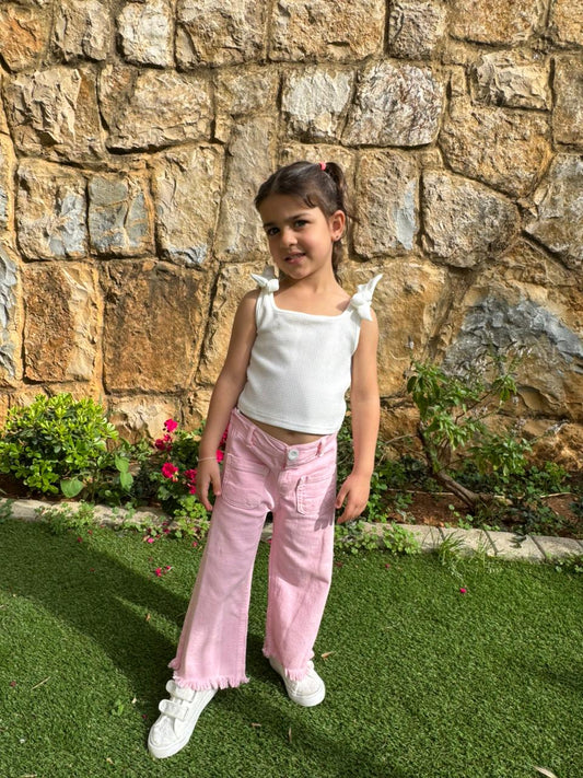 Pink jeans