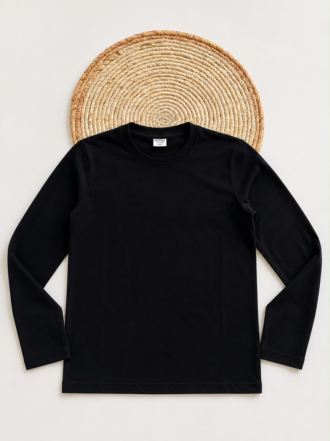Cotton basic long-sleeve shirts