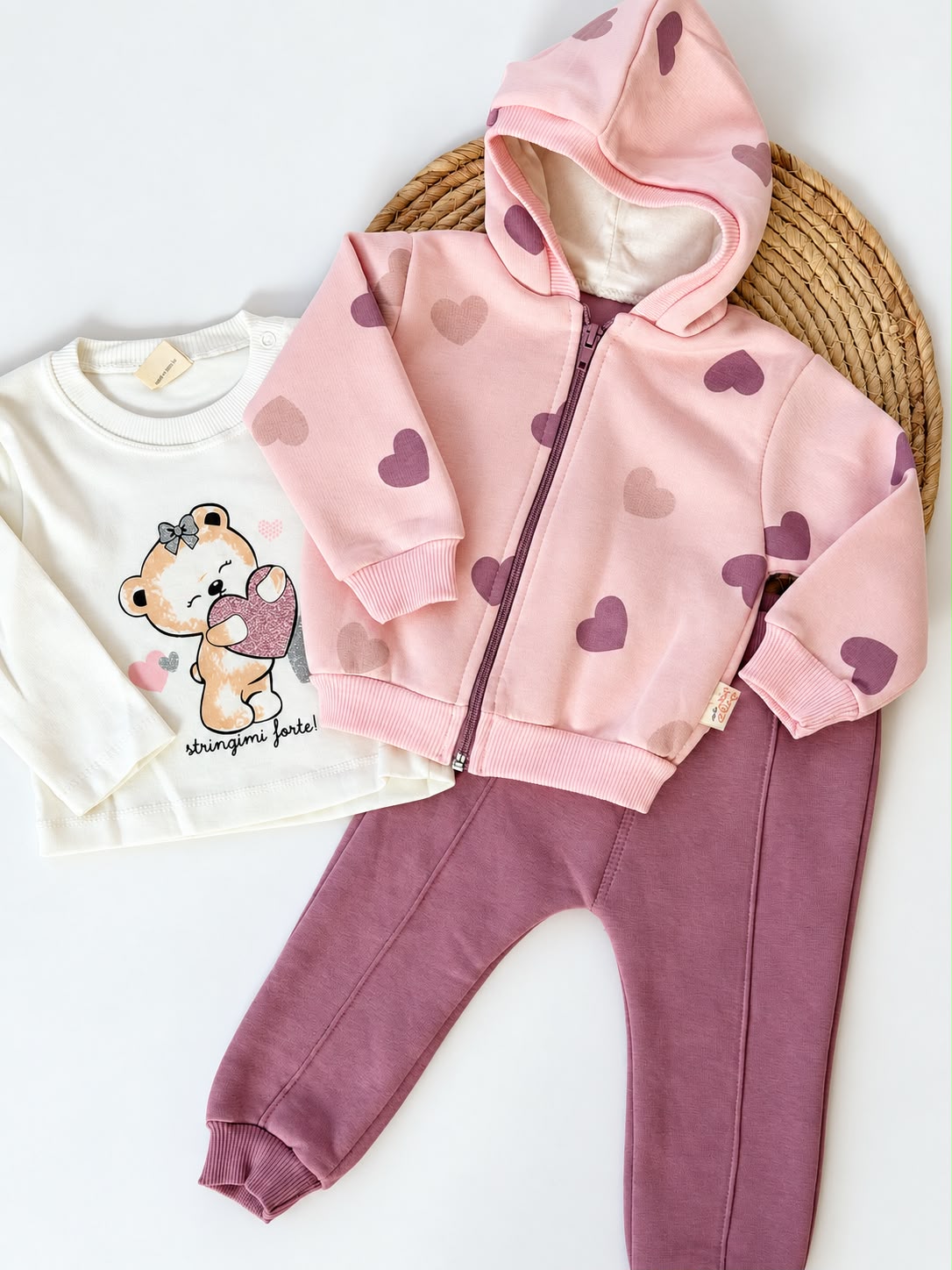 3 pieces fleece set